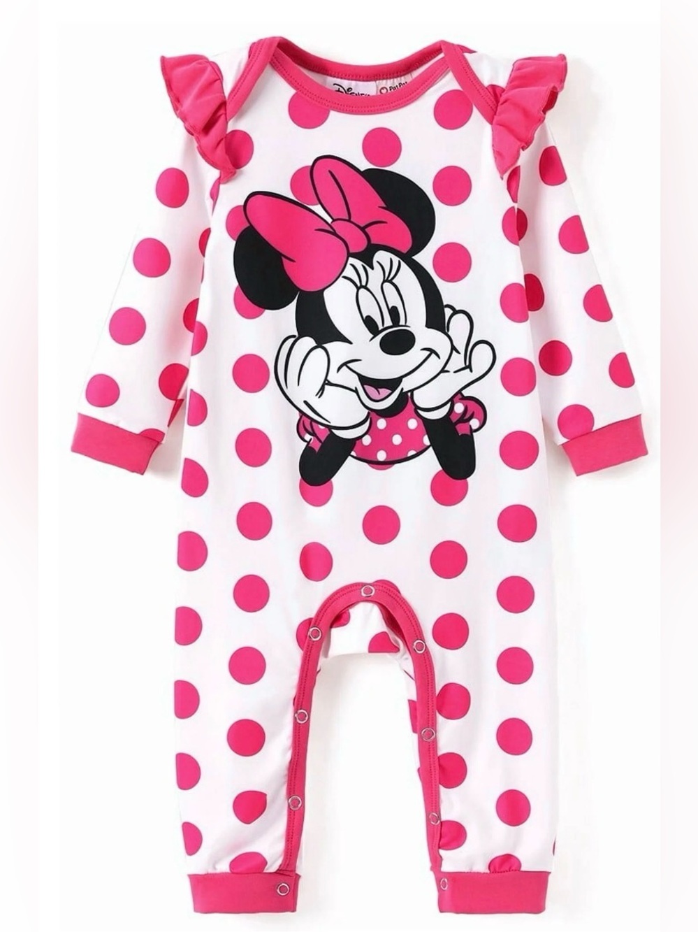 PatPat X Disney One Piece Minnie Mouse Jumpsuit Soft & Breathable Fabric NWT